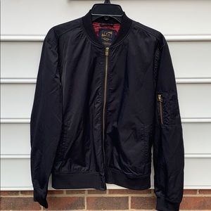 Urban Outfitters Black Bomber Jacket